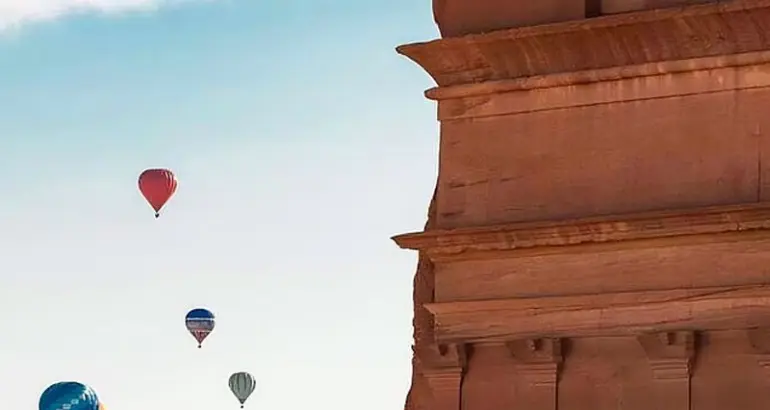 Breathtaking AlUla Hot Air Balloon Tour