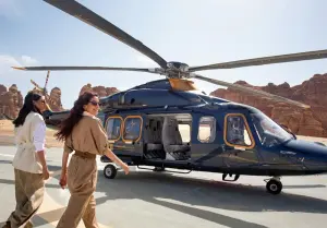 Thrilling Helicopter Tour AlUla