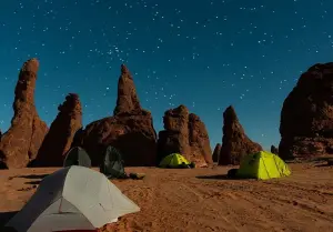 Experience a Night in the desert with Overnight Camping in Al Ula